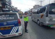 Optimalkan Arus Lalu Lintas Sore Hari, Sat Lantas Polres Batu Bara Gelar Gatur di Jalinsum Indrapura