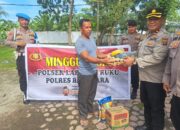 Sentuhan Humanis di Hari Minggu, Polsek Talawi Salurkan Bantuan Pangan bagi Kaum Dhuafa