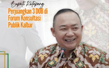 Bupati Ketapang Sampaikan Komitmen Pembentukan DOB dalam Konsultasi Publik di Kantor Gubernur Kalbar
