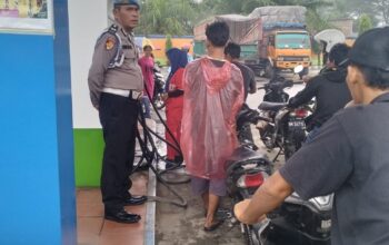 Kapolsek Air Putih Pimpin Monitoring SPBU, Pastikan Stok BBM dan Keamanan Terkendali