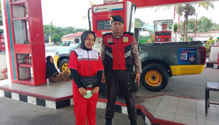 Pastikan Arus Lintas Sumatera Lancar, Polres Batu Bara Perketat Patroli di Sejumlah SPBU