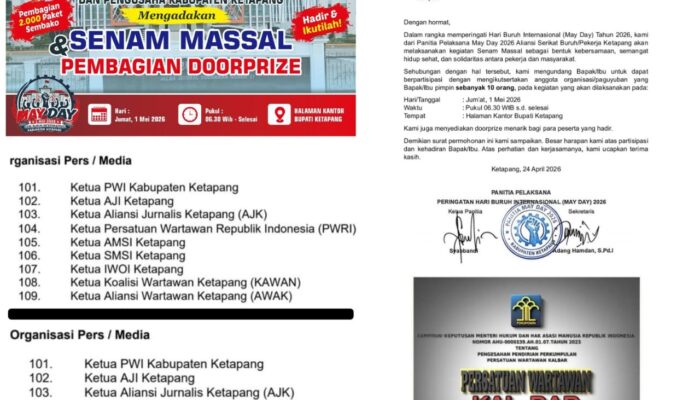 PWK Pertanyakan Profesionalitas Panitia May Day 2026, Desak Klarifikasi Terbuka