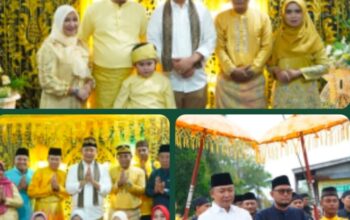 Bupati ketapang hadir halalbihalal yang sejuk di kediaman Pangeran Mangku Negara Kerajaan Matan, Uti Faradian