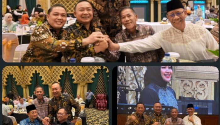 Bupati Ketapang Alexander Wilyo dan Wakil Bupati Jamhuri Amir Hadiri Halal Bihalal di Kediaman Datok OSO