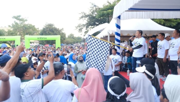 Paris Yasir Turun Langsung, Ribuan Warga Meriahkan Jalan Santai Bahagia di Jeneponto