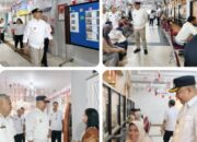 Bupati ketapang Alexander Wilyo melakukan kunjungan spontan ke kantor Disdukcapil usai Memimpin apel pagi Di dinas PUTR