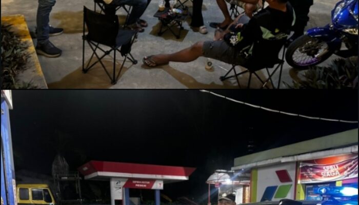 Tekan Aksi Begal Dan Balap Liar, Personel Polsek Air Putih Sisir Jalinsum Hingga Perbatasan