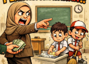 Sekolah Disulap Jadi Ladang Uang: Kepala SD 101865 Diduga Peras Pedagang dan Paksa Murid Jadi Buruh cuci Piring