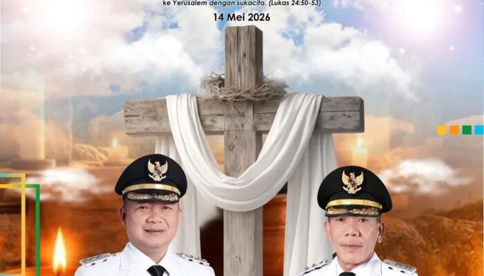 Bupati dan Wakil Bupati Ketapang Ucapkan Selamat Hari Kenaikan Isa Almasih 2026