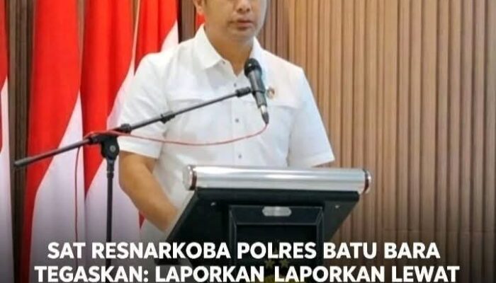 Satresnarkoba Polres Batu Bara Klarifikasi Isu Di Lima Puluh : Ada Laporan, Kami Tindak! Jangan Sebar Asumsi Di Mensos