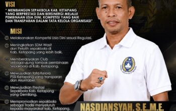 NASDIANSYAH, Sekretaris PSSI Ketapang Dua Periode, Siap Maju Jadi Ketua: Sepak Bola Menyatukan Kita