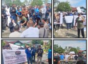 Puluhan Wartawan Aksi Damai Ke Lapas Kelas IIA Labuhan Ruku, Disambut Baik Oleh Kalapas Labuhan Ruku