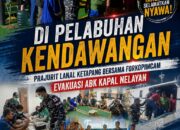 Tanggap Darurat di Pelabuhan Kendawangan, Prajurit Lanal Ketapang Bersama Forkopimcam Evakuasi ABK Kapal Nelayan