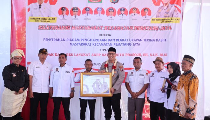 Kapolres Langkat Hadiri Silaturahmi Masyarakat Pematang Jaya, Warga Harapkan Kehadiran Polsek Di Kecamatan Pematang Jaya