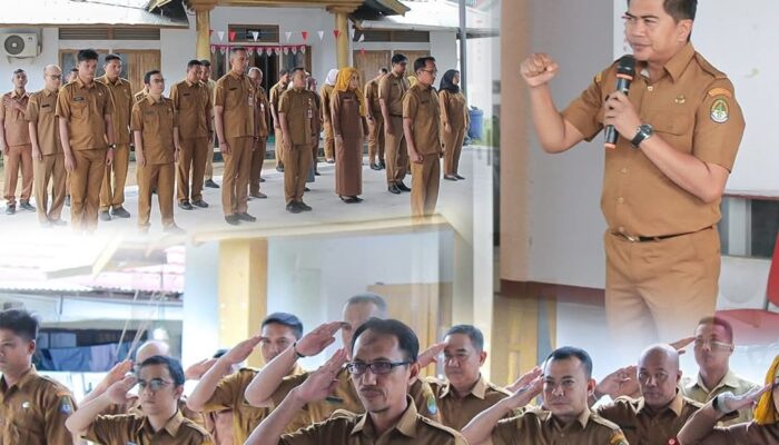 Apel Perdana Pasca Lebaran, Dispora Ketapang Tekankan Disiplin dan Layanan Publik Humanis