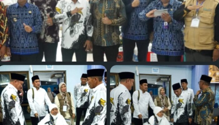 Wakil Bupati Ketapang, Jamhuri Amir, S.H., mengantar langsung calon jamaah haji menuju Mekkah di Embarkasi Batam minggu 10/5/2026