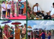 Wakil bupati ketapang jamuri amir S.H. sambut kedatangan Pangdam XII/Tanjungpura Kunjungi Kabupaten Ketapang, Disambut Tradisi Adat Dayak