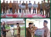 Penyerahan hewan kurban tersebut dipimpin langsung Wakil Bupati Ketapang Jamhuri Amir, SH kepada pengurus Mushalla Al-Azhar, Kelurahan Sampit