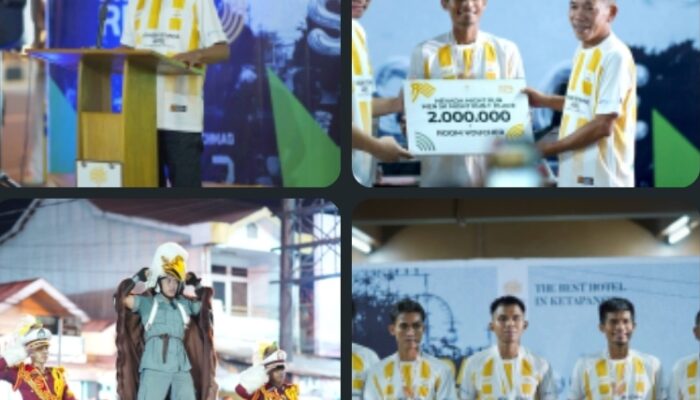 Wakil Bupati Ketapang, Jamhuri Amir, SH secara resmi membuka Nevada Night Run 2026 yang digelar oleh Nevada