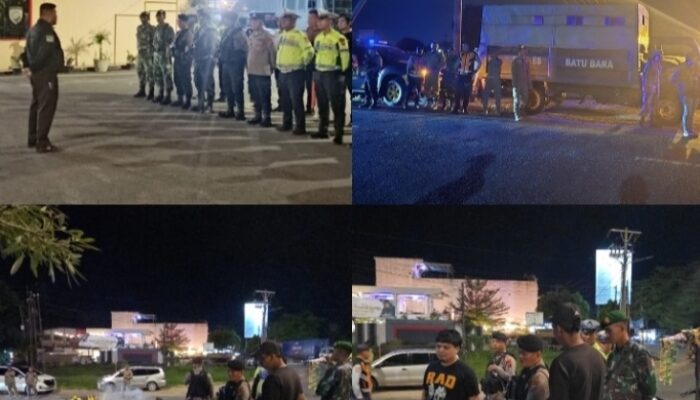 Patroli Gabungan Polres Batu Bara Sisir Titik Rawan Kejahatan, Situasi Kamtibmas Kondusif