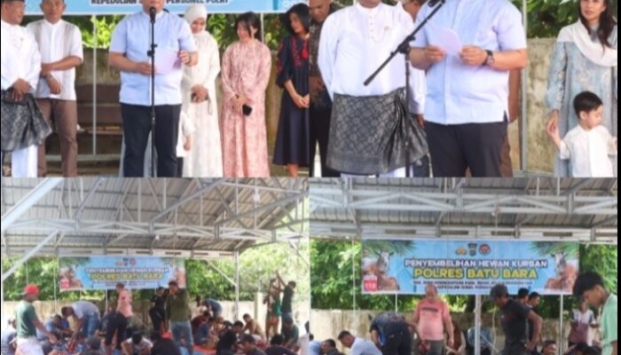 Polres Batu Bara Salurkan Daging Kurban Idul Adha 1447 H, Perkuat Kepedulian Sosial dan Kedekatan dengan Masyarakat