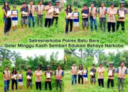 Lewat Program Minggu Kasih, Satresnarkoba Polres Batu Bara Rangkul Warga Perangi Narkoba