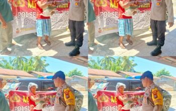 Wujud Kepedulian Sosial, Polsek Medang Deras Gelar Minggu Kasih dan Salurkan Bantuan bagi Warga Kurang Mampu