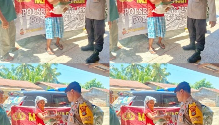 Wujud Kepedulian Sosial, Polsek Medang Deras Gelar Minggu Kasih dan Salurkan Bantuan bagi Warga Kurang Mampu