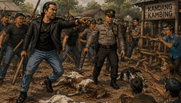 Warga Sei Rotan Mengadu ke Kapolda Sumut, Tuding Gerombolan Preman Tebar Teror hingga 10 Ekor Kambing Mati Mendadak