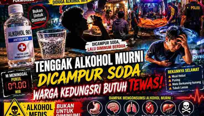 NASIONAL | Warga Purworejo Meninggal Setelah Diduga Minum Alkohol Murni Campur Soda, Apa Penyebab Pastinya?