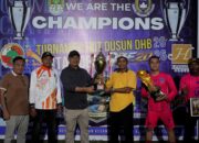 Hadiri Final Turnamen Sepak Bola HUT ke-20 Dusun Harapan Baru, Saya Komitmen Pembinaan Olahraga dan Persatuan Masyarakat