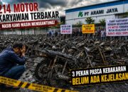 Nasional | 214 Motor Hangus di Area Parkir PT Arami Jaya: Siapa Bertanggung Jawab atas Kerugian Ratusan Karyawan?