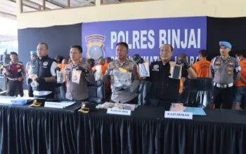 Operasi Antik Toba 2026 Polres Binjai ungkap 23 kasus narkoba dan gerebek sarang narkoba