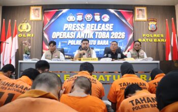 Operasi Antik Toba 2026 Polres Batu Bara ungkap 29 kasus narkoba dan 33 tersangka