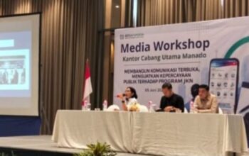 BPJS Kesehatan Manado menggelar media workshop bersama insan pers Sulawesi Utara guna memperkuat kepercayaan publik terhadap Program JKN.