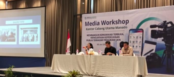BPJS Kesehatan Manado menggelar media workshop bersama insan pers Sulawesi Utara guna memperkuat kepercayaan publik terhadap Program JKN.