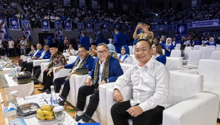 Saya menghadiri Pelantikan Pengurus DPW PAN Kalimantan Barat dan DPD PAN se-Kalimantan Barat periode 2024–2029 di GOR Terpadu Pangsuma, Pontianak