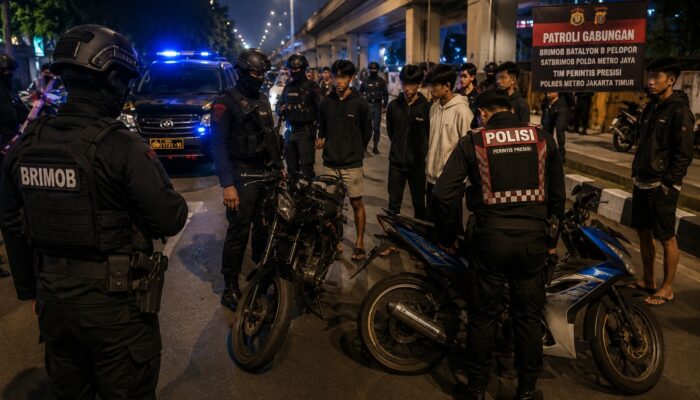 Jakarta Timur | Patroli Gabungan Gagalkan Dugaan Balap Liar, Mengapa Aktivitas Ini Masih Menjadi Ancaman Kamtibmas?