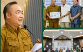 Bupati Ketapang, Alexander Wilyo, S.STP., M.Si menghadiri sekaligus menyampaikan pidato pengantar dalam Rapat Paripurna DPRD