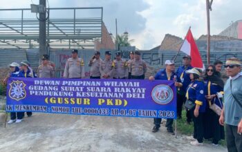 *Polres Pelabuhan Belawan Lakukan Pengamanan Aksi Unjuk Rasa di Labuhan Deli*