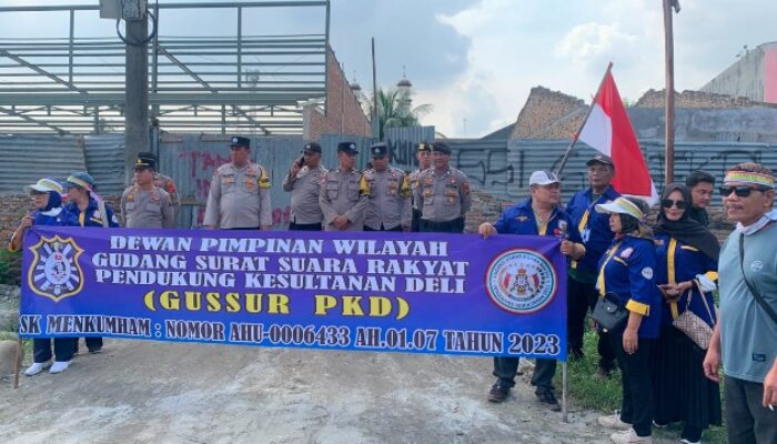 *Polres Pelabuhan Belawan Lakukan Pengamanan Aksi Unjuk Rasa di Labuhan Deli*