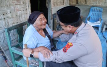 *Kapolres Langkat Tunjukkan Kepedulian Sosial Melalui Program Bedah Rumah Sambut Hari Bhayangkara Ke-80*