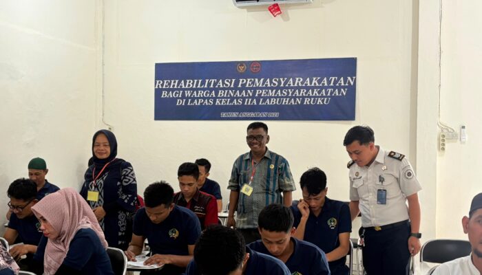 Di Balik Jeruji Besi Labuhan Ruku, Warga Binaan Buktikan Tekad Raih Ijazah