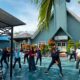 Bikin Suasana Ceria, Lapas Labuhan Ruku Hadirkan Instruktur Profesional Demi Senam Warga Binaan