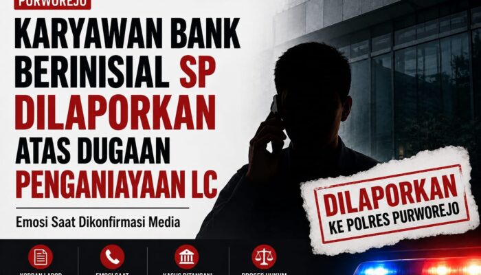 Laporan Resmi Masuk Polres Purworejo, Oknum Karyawan Bank Mandiri Malah Emosi Saat Dikonfirmasi Wartawan