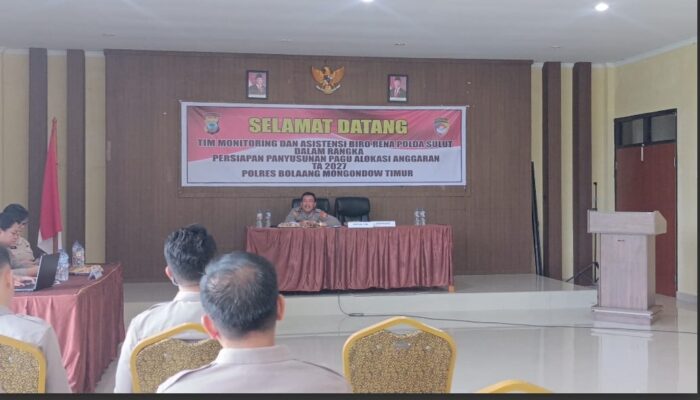 Dikebut Sejak Pagi di Aula Sanika Satyawada, Ada Apa di Balik Kedatangan Tim Rorena Polda Sulut ke Polres Boltim?