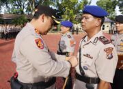 Kapolres Langkat Pimpin Sertijab Kasat dan Kasi Humas
