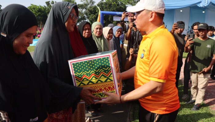 *Meriahkan Hari Bhayangkara Ke-80, Polres Binjai Olahraga Bersama Forkopimda dan Masyarakat*”