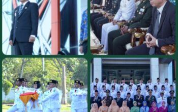 Pemkab Ketapang menggelar Upacara Peringatan Hari Lahir Pancasila Tahun 2026 di halaman Kantor Bupati Ketapang, Senin (1/6/2026)