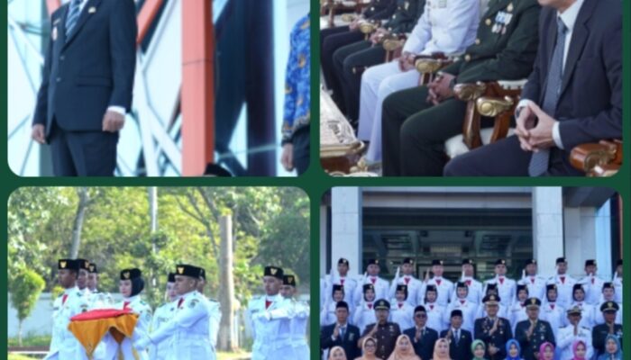 Pemkab Ketapang menggelar Upacara Peringatan Hari Lahir Pancasila Tahun 2026 di halaman Kantor Bupati Ketapang, Senin (1/6/2026)